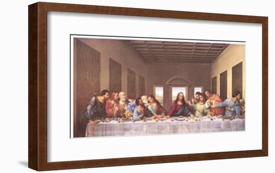 The Last Supper,1497-Leonardo da Vinci-Framed Art Print