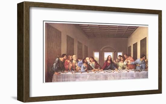 The Last Supper,1497-Leonardo da Vinci-Framed Art Print