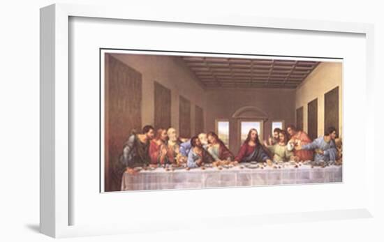 The Last Supper,1497-Leonardo da Vinci-Framed Art Print