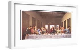 The Last Supper,1497-Leonardo da Vinci-Framed Art Print