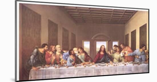 The Last Supper,1497-Leonardo da Vinci-Mounted Art Print