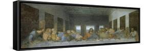 The Last Supper, 1498, Mural-Leonardo da Vinci-Framed Stretched Canvas