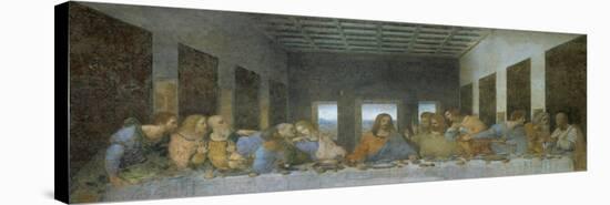 The Last Supper, 1498, Mural-Leonardo da Vinci-Stretched Canvas