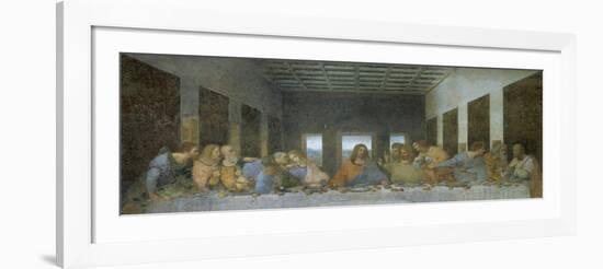 The Last Supper, 1498, Mural-Leonardo da Vinci-Framed Giclee Print