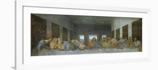 The Last Supper, 1498, Mural-Leonardo da Vinci-Framed Giclee Print