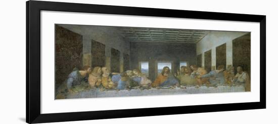 The Last Supper, 1498, Mural-Leonardo da Vinci-Framed Giclee Print