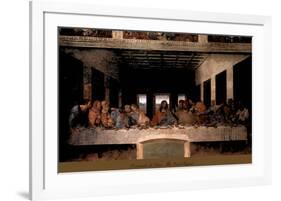 The Last Supper, 1498 (post-restoration)-Leonardo da Vinci-Framed Art Print