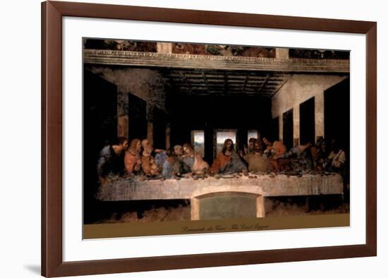 The Last Supper, 1498 (post-restoration)-Leonardo da Vinci-Framed Art Print