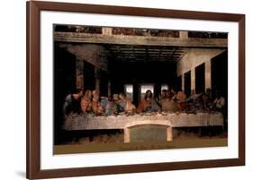 The Last Supper, 1498 (post-restoration)-Leonardo da Vinci-Framed Art Print