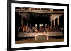 The Last Supper, 1498 (post-restoration)-Leonardo da Vinci-Framed Art Print