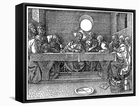 The Last Supper, 1523-Albrecht Durer-Framed Stretched Canvas