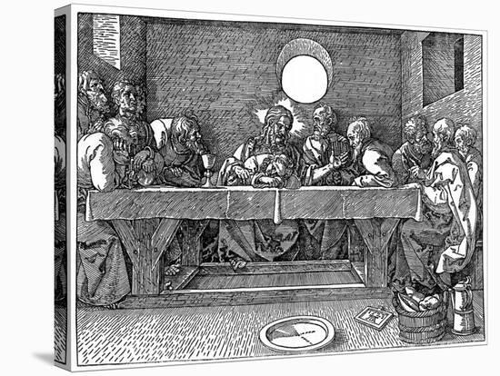 The Last Supper, 1523-Albrecht Durer-Stretched Canvas