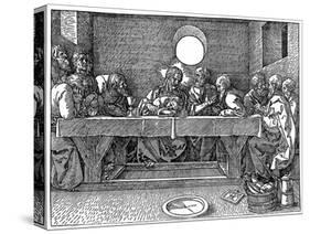 The Last Supper, 1523-Albrecht Durer-Stretched Canvas