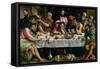 The Last Supper, 1542-Jacopo Bassano-Framed Stretched Canvas