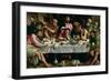 The Last Supper, 1542-Jacopo Bassano-Framed Giclee Print