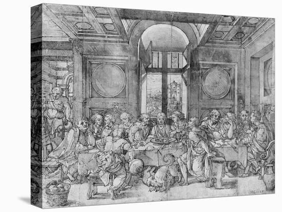 The Last Supper, 1585-Pieter Coecke van Aelst-Stretched Canvas