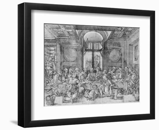 The Last Supper, 1585-Pieter Coecke van Aelst-Framed Giclee Print