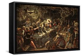 The Last Supper, 1594-Jacopo Robusti Tintoretto-Framed Stretched Canvas