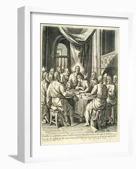 The Last Supper, 1653-William Faithorne-Framed Giclee Print