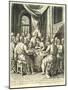 The Last Supper, 1653-William Faithorne-Mounted Giclee Print