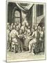 The Last Supper, 1653-William Faithorne-Mounted Giclee Print