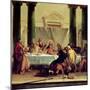 The Last Supper, 1745-50-Giovanni Battista Tiepolo-Mounted Premium Giclee Print