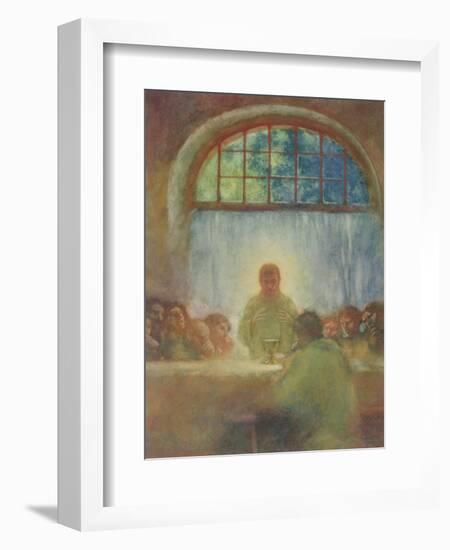 The Last Supper, 1897-Gaston De La Touche-Framed Giclee Print