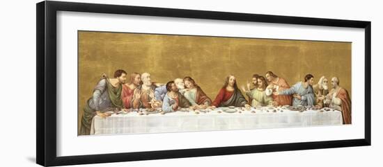 The Last Supper (after Leonardo da Vinci)-Eccentric Accents-Framed Giclee Print