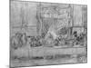 The Last Supper, after the Fresco by Leonardo Da Vinci circa 1635-Rembrandt van Rijn-Mounted Giclee Print