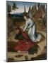 The Last Supper Altarpiece: Elijah in the Wilderness (Right Wing), 1464-1468-Dirk Bouts-Mounted Giclee Print