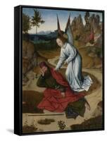 The Last Supper Altarpiece: Elijah in the Wilderness (Right Wing), 1464-1468-Dirk Bouts-Framed Stretched Canvas