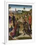 The Last Supper Altarpiece: Meeting of Abraham and Melchizedek (Left Wing), 1464-1468-Dirk Bouts-Framed Giclee Print