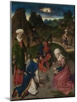 The Last Supper Altarpiece: the Gathering of Manna (Right Wing), 1464-1468-Dirk Bouts-Mounted Giclee Print