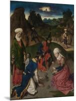 The Last Supper Altarpiece: the Gathering of Manna (Right Wing), 1464-1468-Dirk Bouts-Mounted Giclee Print