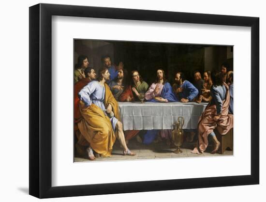 The Last Supper by Philippe de Champaigne, painted around 1652, Louvre Museum, France-Godong-Framed Photographic Print