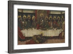 The Last Supper, c.1495-1500-Pedro Berruguete-Framed Giclee Print