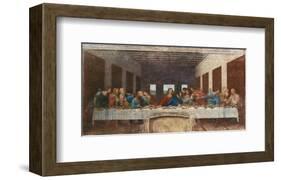 The Last Supper, c.1498-Leonardo da Vinci-Framed Premium Giclee Print