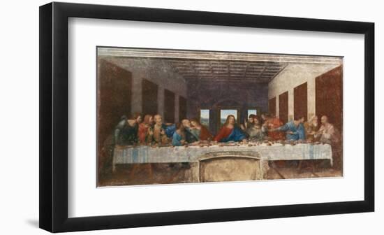 The Last Supper, c.1498-Leonardo da Vinci-Framed Premium Giclee Print