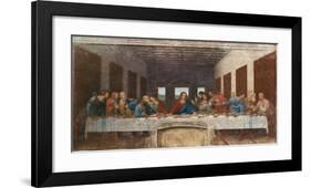 The Last Supper, c.1498-Leonardo da Vinci-Framed Premium Giclee Print