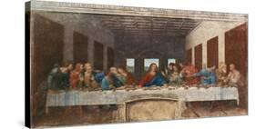 The Last Supper, c.1498-Leonardo da Vinci-Stretched Canvas