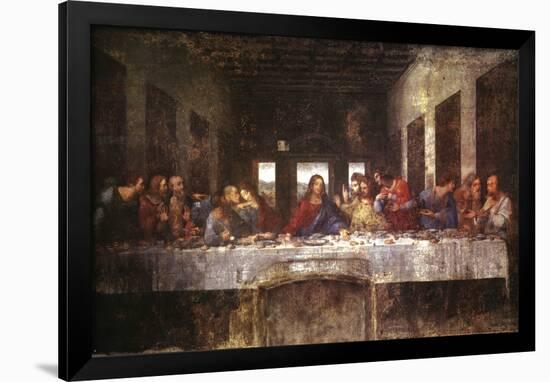 The Last Supper, c. 1498-Leonardo da Vinci-Framed Poster