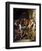 The Last Supper, C1630-1631-Peter Paul Rubens-Framed Premium Giclee Print