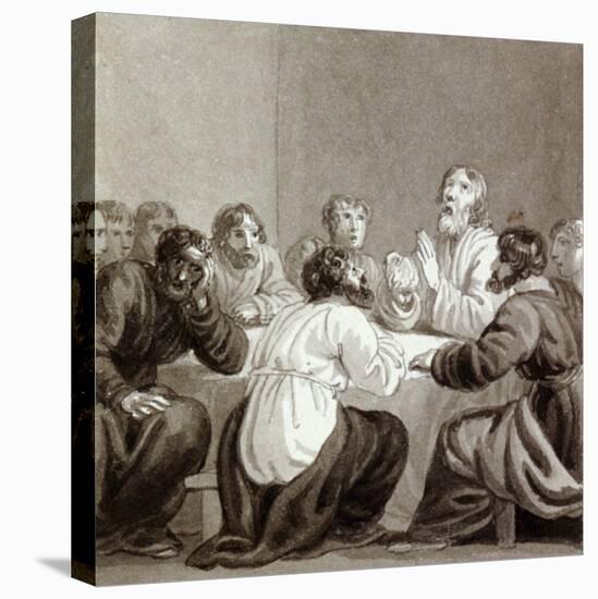 The Last Supper, C1810-C1844-Henry Corbould-Stretched Canvas