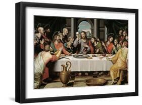 The Last Supper, Ca. 1562-Juan De juanes-Framed Giclee Print