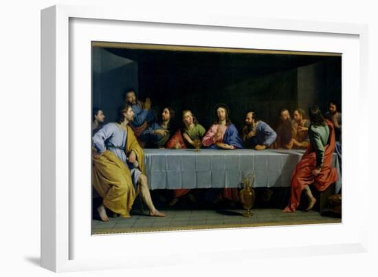 The Last Supper, Called "The Little Last Supper"-Philippe De Champaigne-Framed Giclee Print