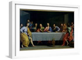 The Last Supper, Called "The Little Last Supper"-Philippe De Champaigne-Framed Giclee Print