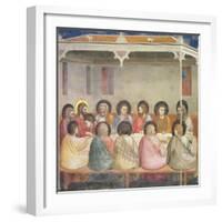 The Last Supper, circa 1305-Giotto di Bondone-Framed Giclee Print