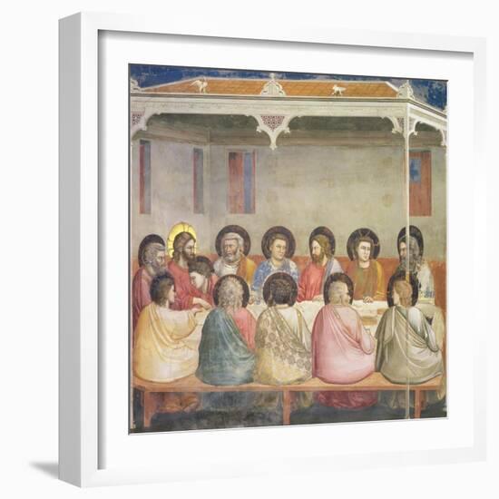 The Last Supper, circa 1305-Giotto di Bondone-Framed Giclee Print