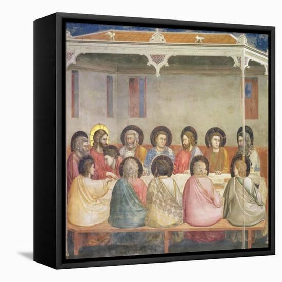 The Last Supper, circa 1305-Giotto di Bondone-Framed Stretched Canvas