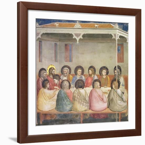 The Last Supper, circa 1305-Giotto di Bondone-Framed Giclee Print